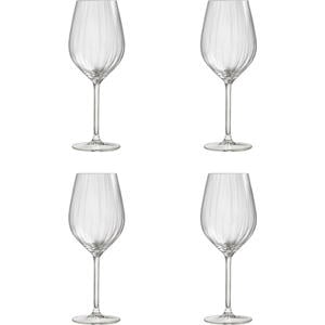 Plisse wijnglas (set van 4)
