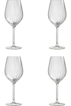 Plisse wijnglas (set van 4)