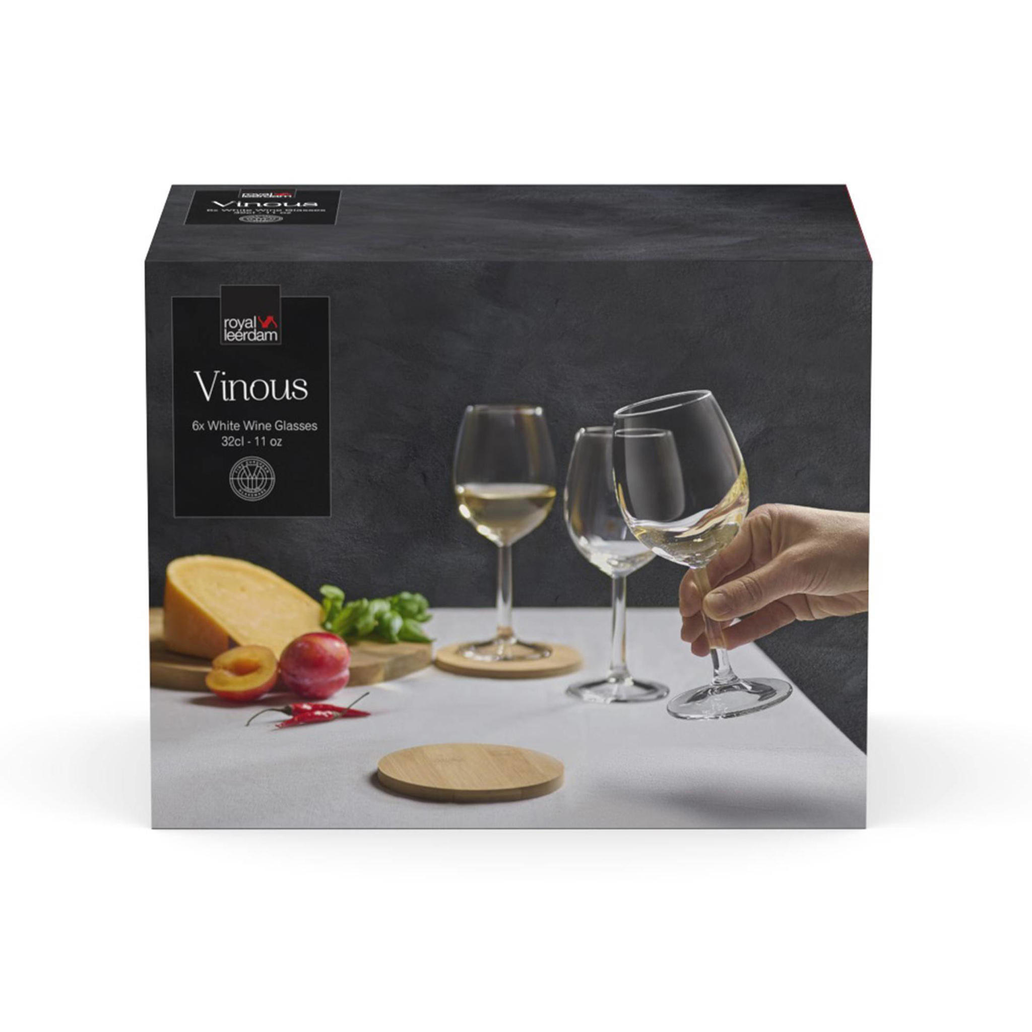 Royal Leerdam wijnglas wit Vinous (set van 6) - Afbeelding 2