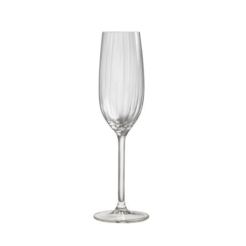 Royal Leerdam Plisse champagneflute (set van 4) afbeelding