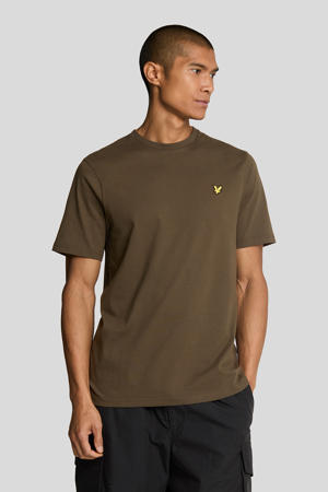 Regular fit T-shirt olive
