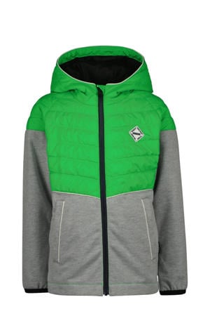  zomerjas TEX groen/grijs melange