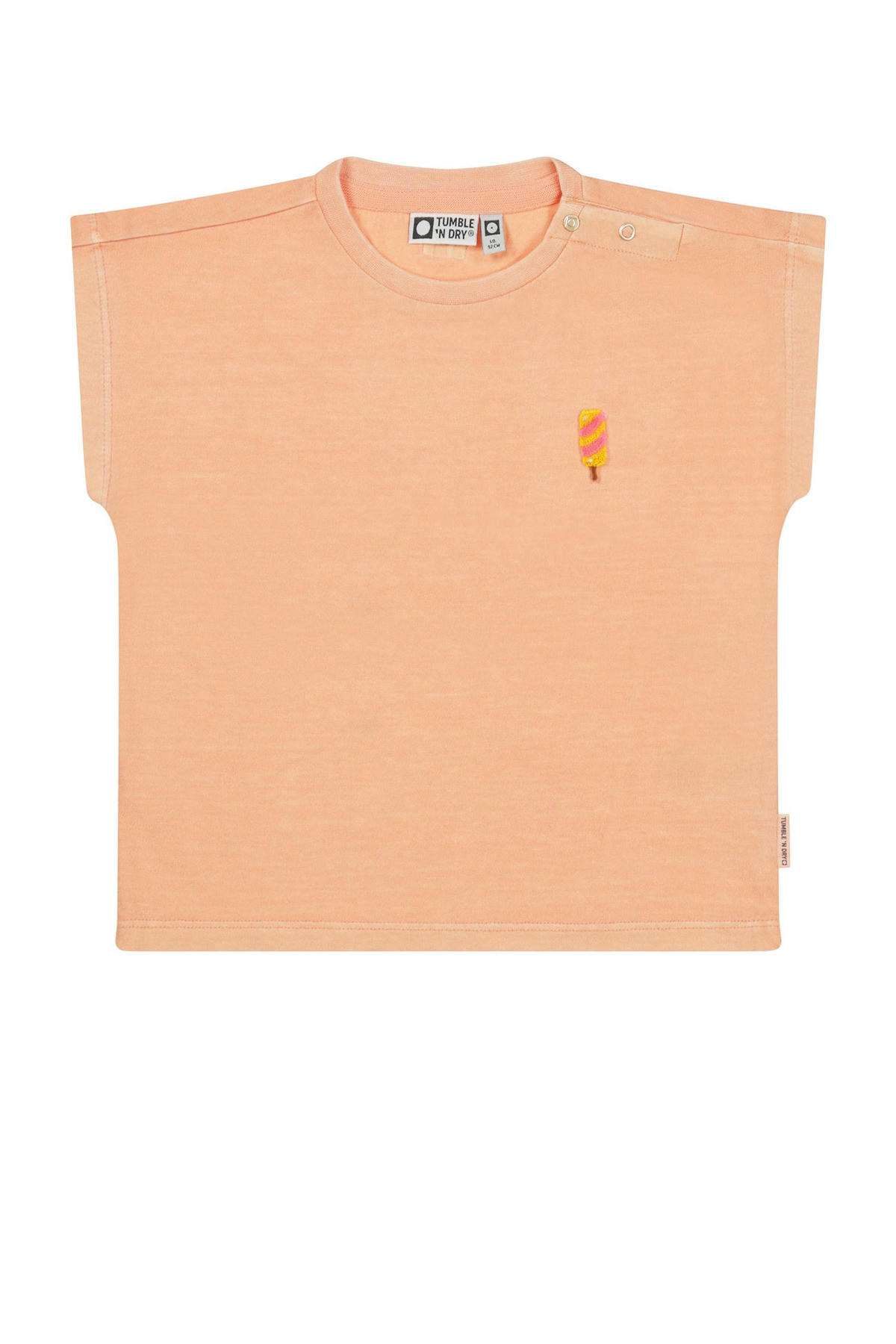Middel voorzetsel Hilarisch Tumble 'n Dry Lo T-shirt Gelato van biologisch katoen zachtoranje | wehkamp