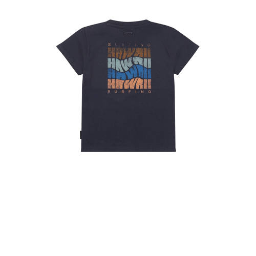 Tumble 'n Dry Lo T-shirt Surf van biologisch katoen donkerblauw