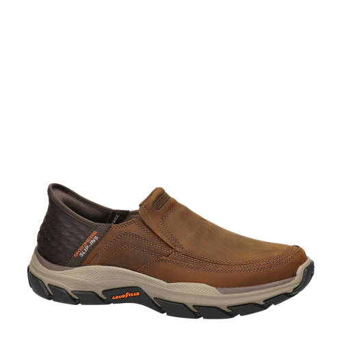 Skechers Respected nubuck slip-in cognac afbeelding