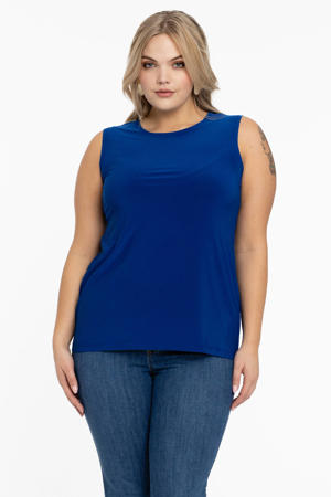 singlet DOLCE van travelstof blauw