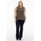 YOEK singlet DOLCE van travelstof groen