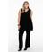 YOEK singlet DOLCE van travelstof zwart
