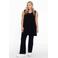YOEK singlet DOLCE van travelstof donkerblauw