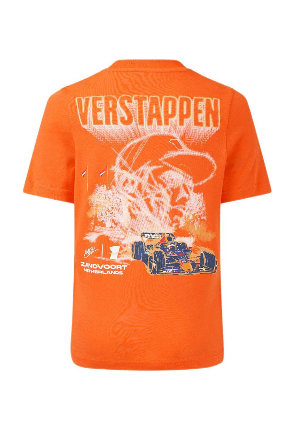 Castore Tshirt Red Bull Racing oranje wehkamp