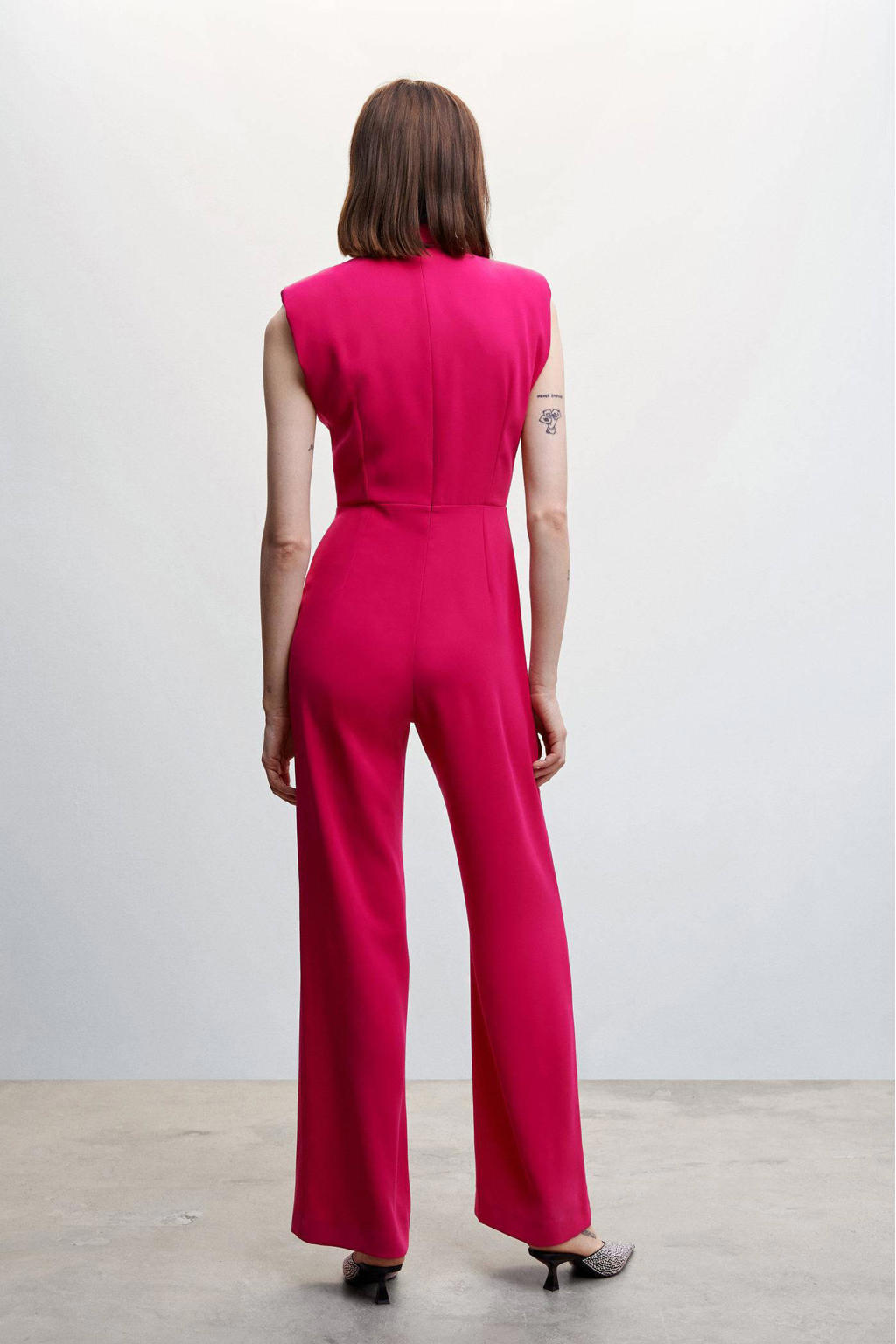Mango jumpsuit roze kopen? in huis wehkamp
