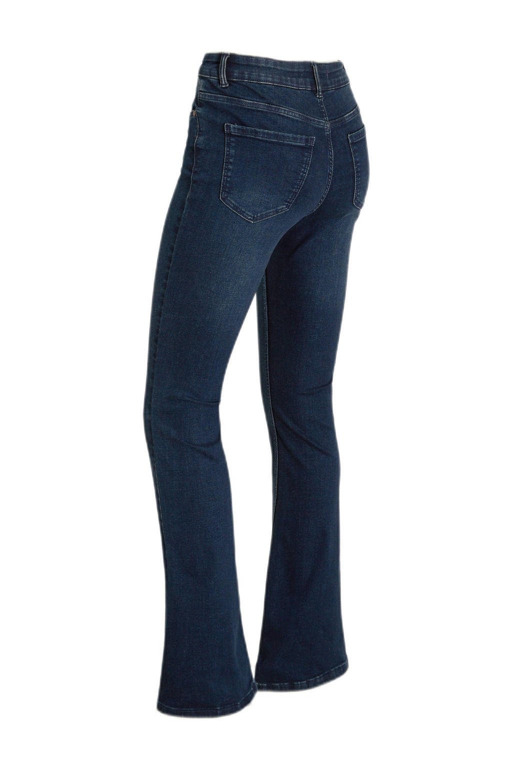 anytime flared jeans donkerblauw | wehkamp