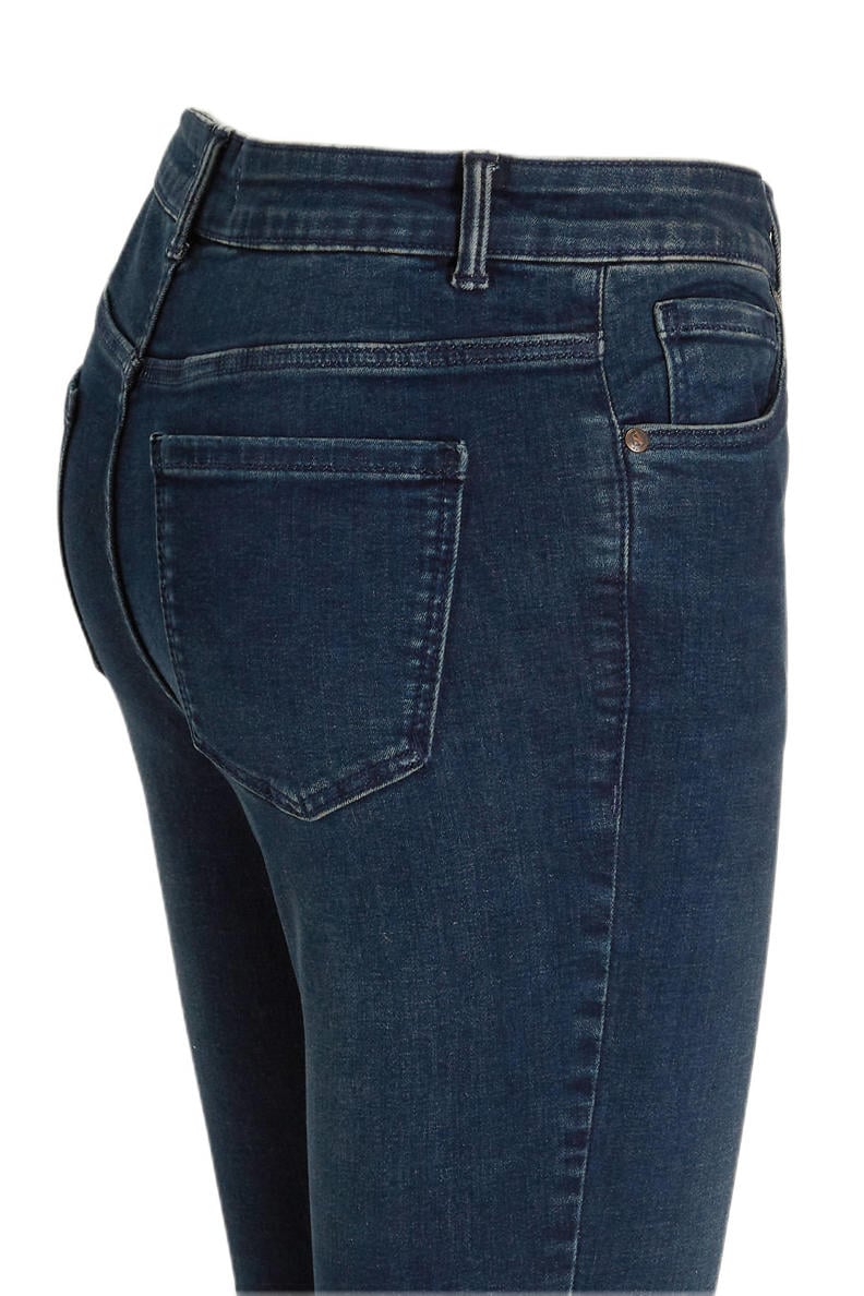anytime flared jeans donkerblauw | wehkamp