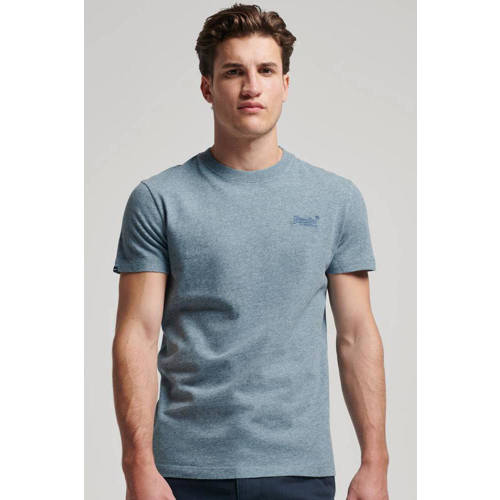 Superdry slim fit T-shirt desert sky blue grit