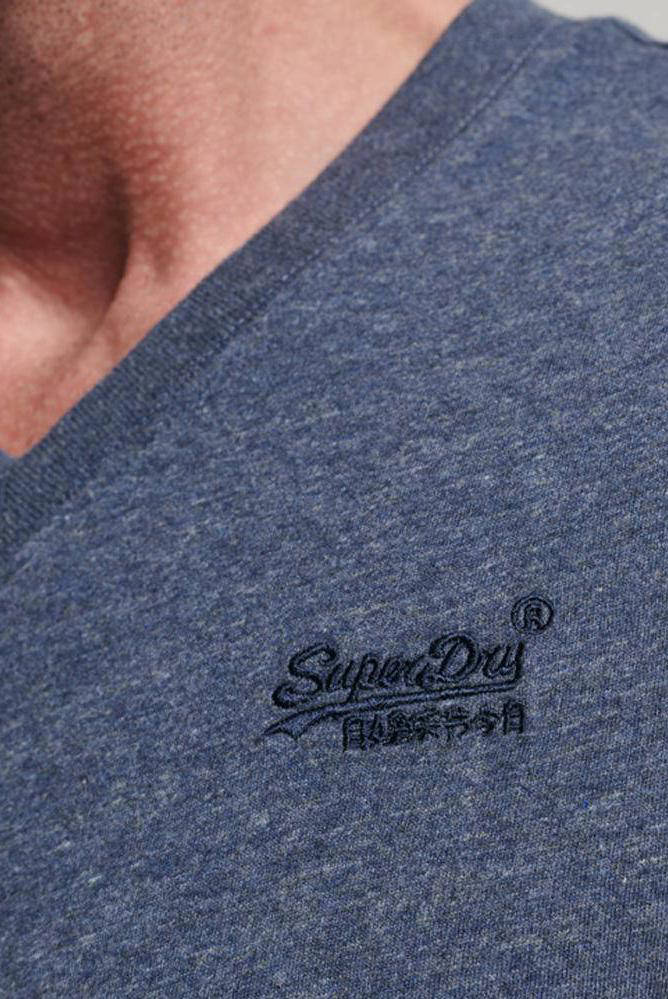 Superdry Men's T-Shirt, Magenta Marl., L