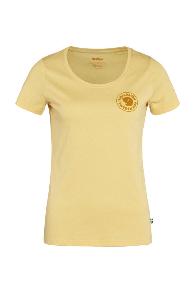 Fjällräven outdoor T-shirt geel |