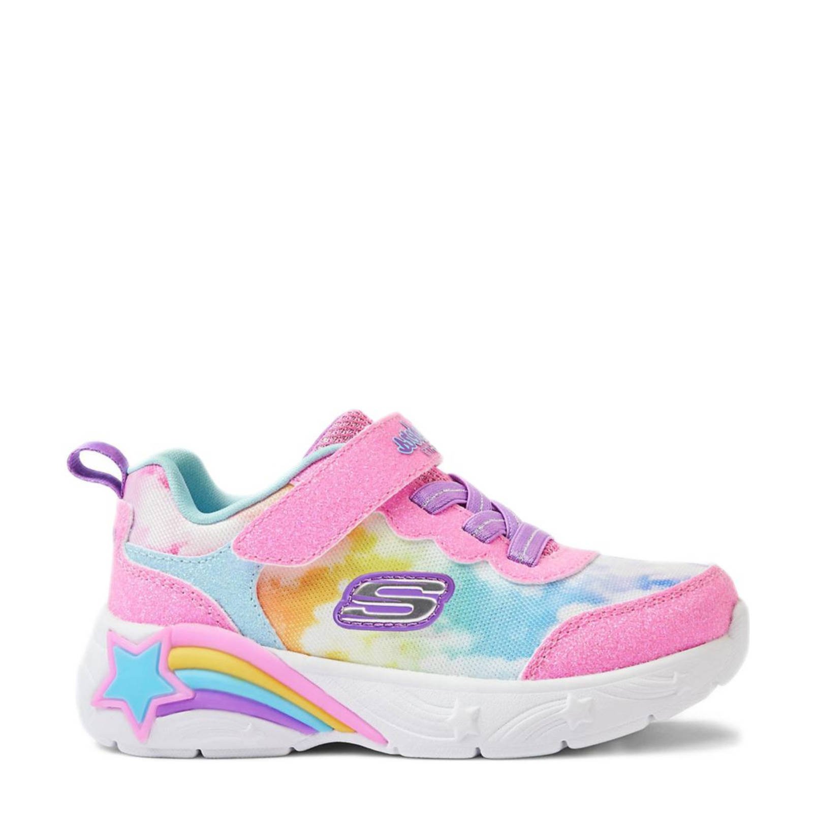 sneakers met lichtjes roze multi