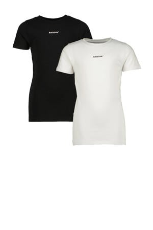 T-shirt Nora - zwart/wit (set van 2)