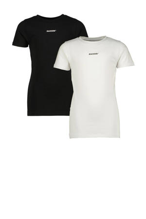 T-shirt Nora - zwart/wit (set van 2)