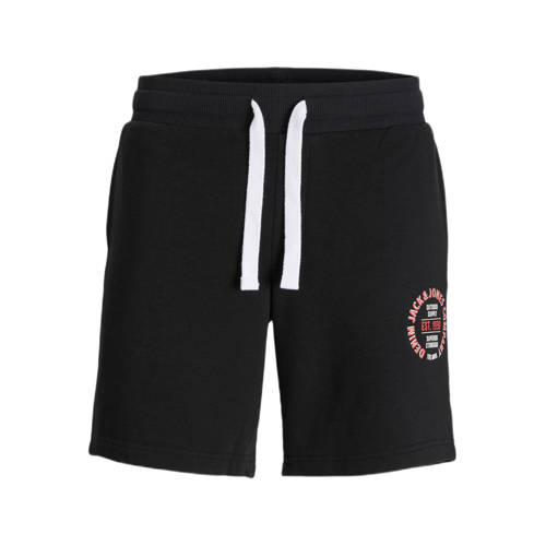 JACK & JONES PLUS SIZE regular fit short JPSTANDY Plus Size met printopdruk black