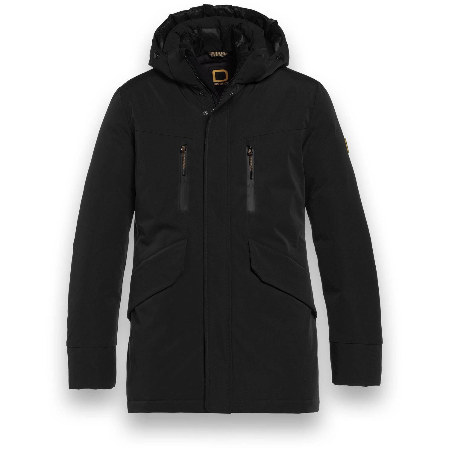District winterjas STORM black