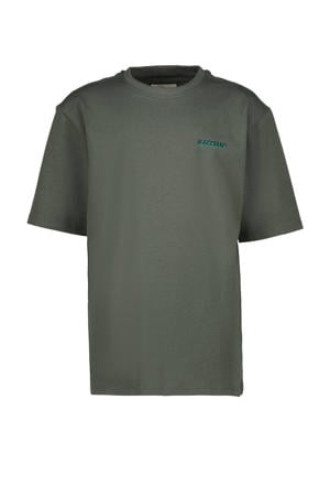 T-shirt Jaws met backprint grijs