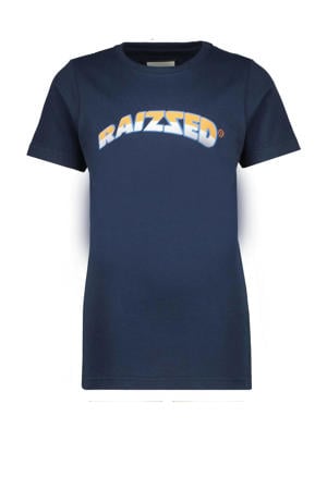 T-shirt Djarno met logo donkerblauw