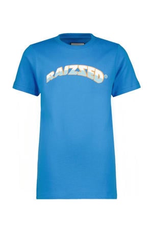 T-shirt Djarno met logo blauw