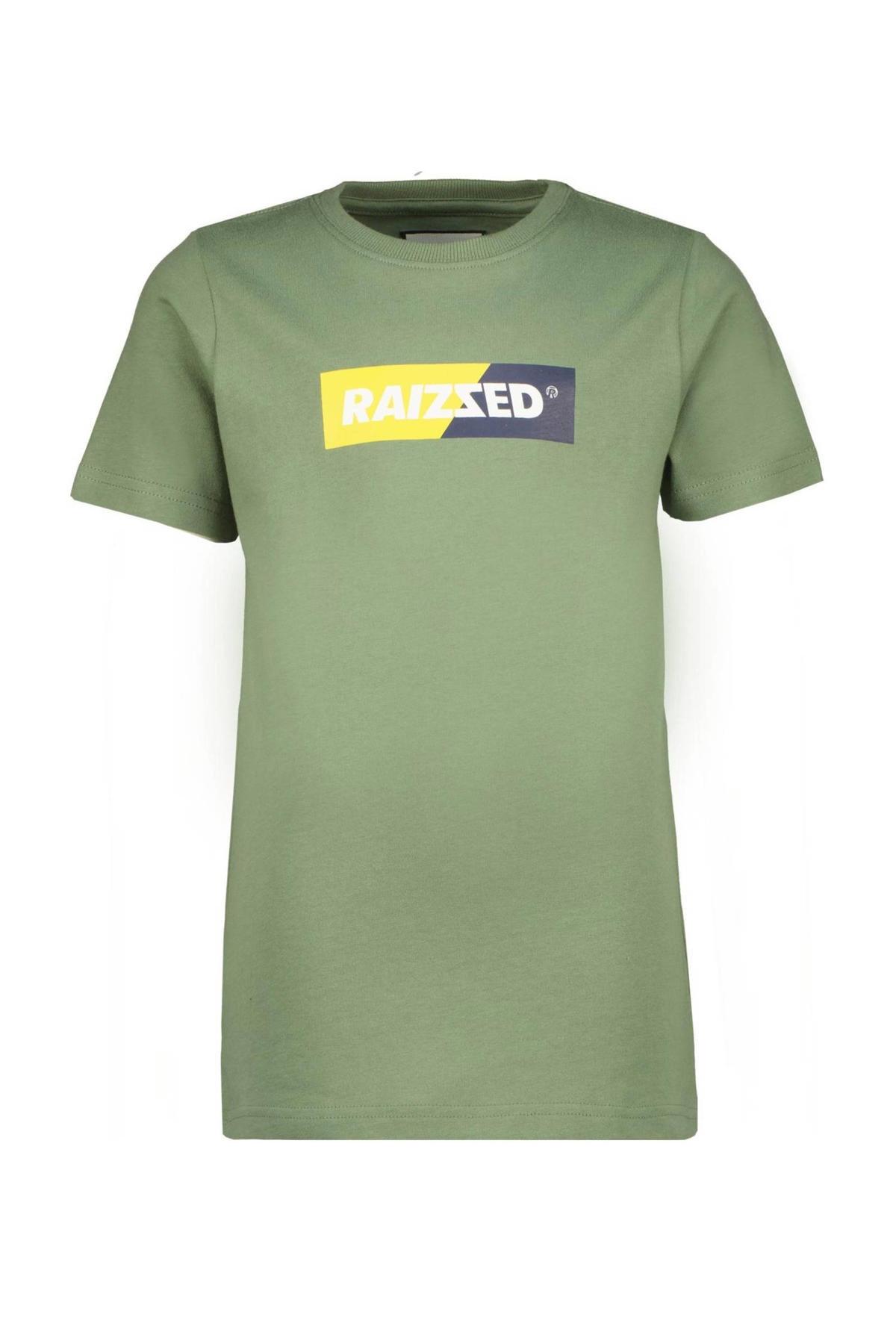 Magnetisch monteren onderwerpen Raizzed T-shirt Jessey met logo olijfgroen | wehkamp