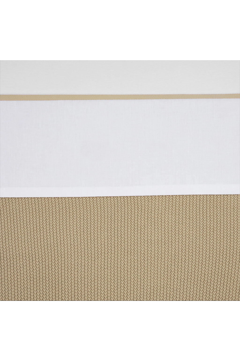 Meyco baby ledikantlaken Bies 100x150cm Sand