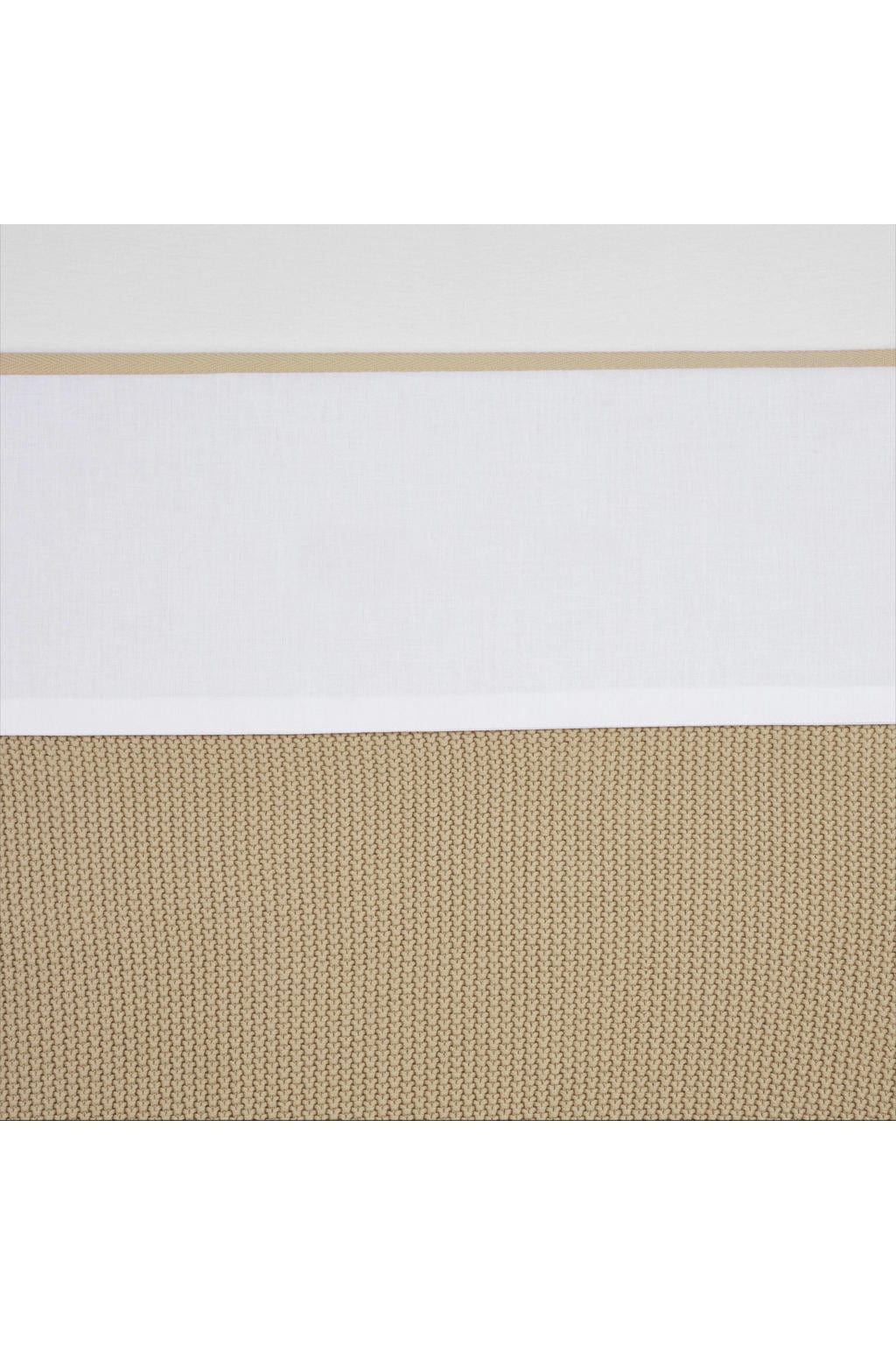 Meyco baby wieglaken Bies 75x100 Sand