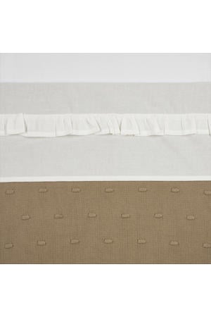 baby ledikantlaken Ruffle 100x150 Offwhite