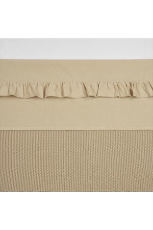 baby ledikantlaken Ruffle 100x150 Sand