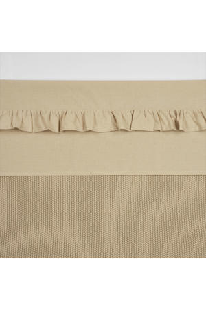 baby ledikantlaken Ruffle 100x150 Sand