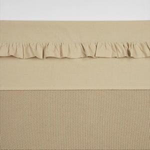 baby ledikantlaken Ruffle 100x150 Sand