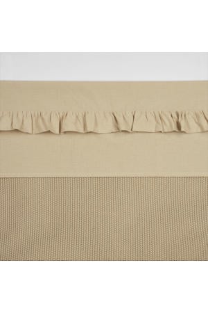 baby ledikantlaken Ruffle 100x150 Sand