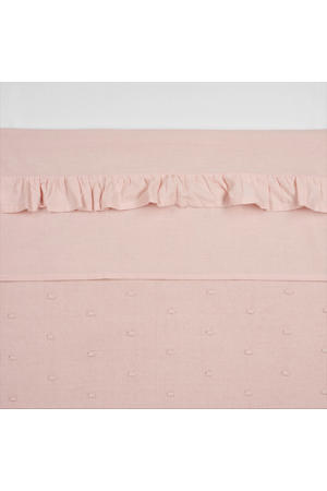 baby wieglaken Ruffle 75x100 Soft Pink