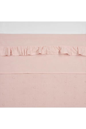 baby wieglaken Ruffle 75x100 Soft Pink