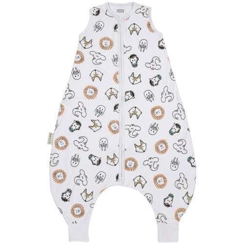 Meyco baby jumper slaapoverall Animal Multicolour afbeelding