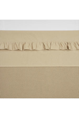 baby wieglaken Ruffle 75x100 Sand