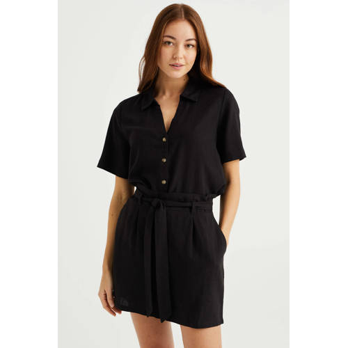 WE Fashion blousetop zwart