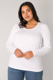 thumbnail: Base Level Curvy longsleeve Alize wit