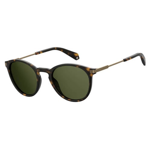 Polaroid zonnebril 2062 S met tortoise print bruin afbeelding