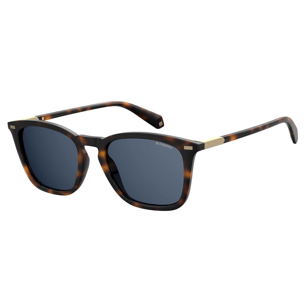 Polaroid zonnebril 2085 S met tortoise print bruin