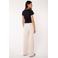 America Today high waist wide leg jeans Olivia ecru