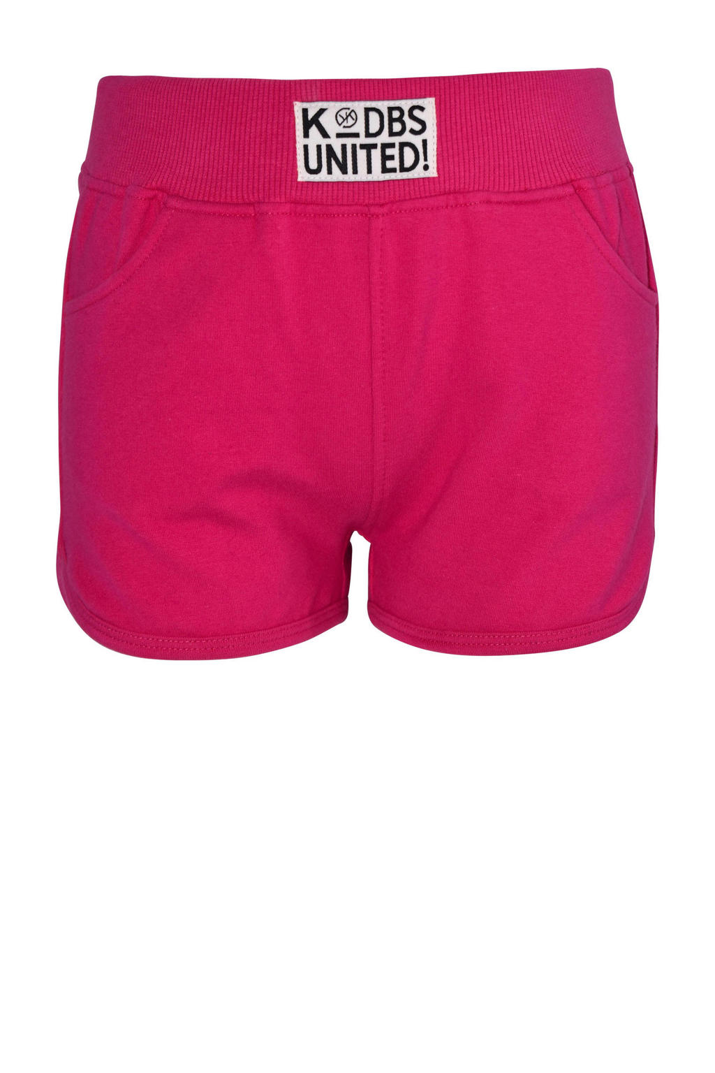 KIDDO regular fit short Jannie met printopdruk roze