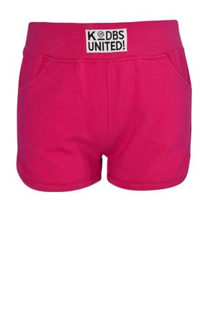 regular fit short Jannie met printopdruk roze