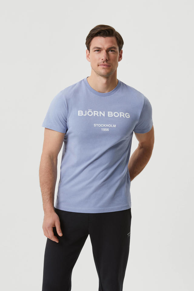 Ananiver technisch Spijsverteringsorgaan Björn Borg T-shirt lichtblauw | wehkamp