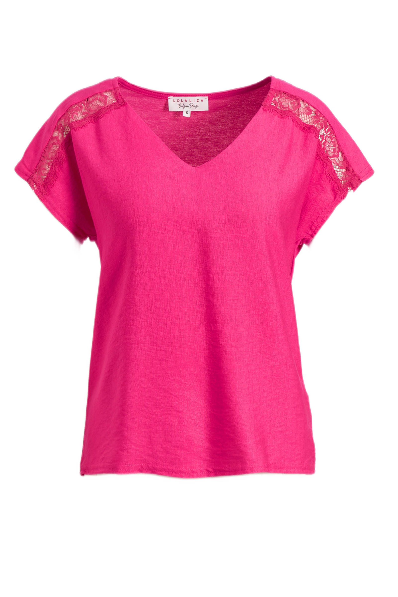 KANTEN INZET SHIRT MET LANGE MOUWEN (Green) | ® Officiële Online Shop
