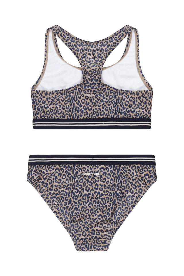 Dry crop bikini Cinque Terre bruin/donkerblauw | wehkamp